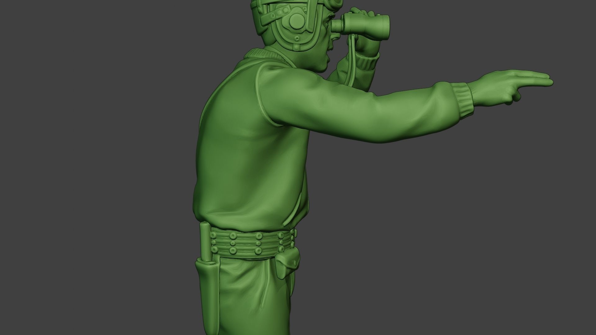 American Tank Crew unit ww2 Action ATC1 3D print model_20