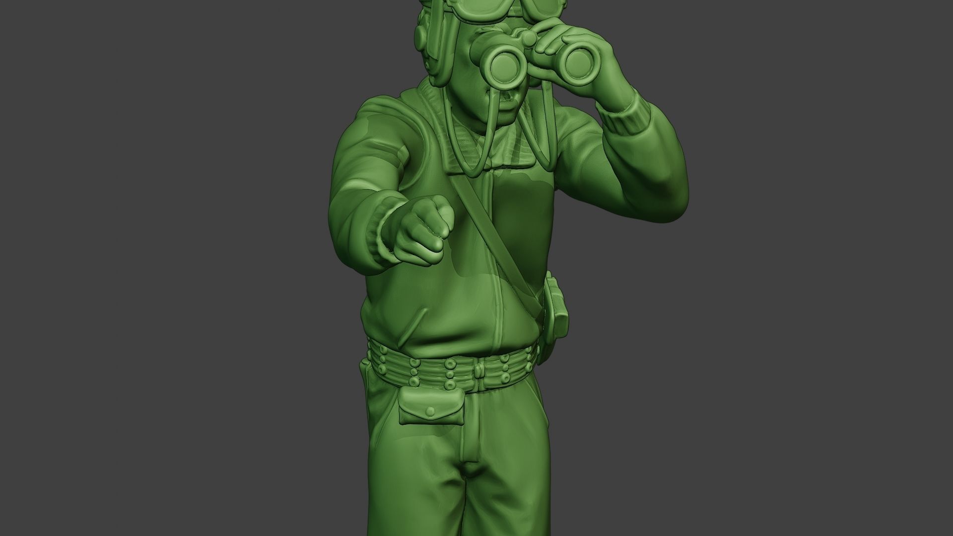 American Tank Crew unit ww2 Action ATC1 3D print model_19