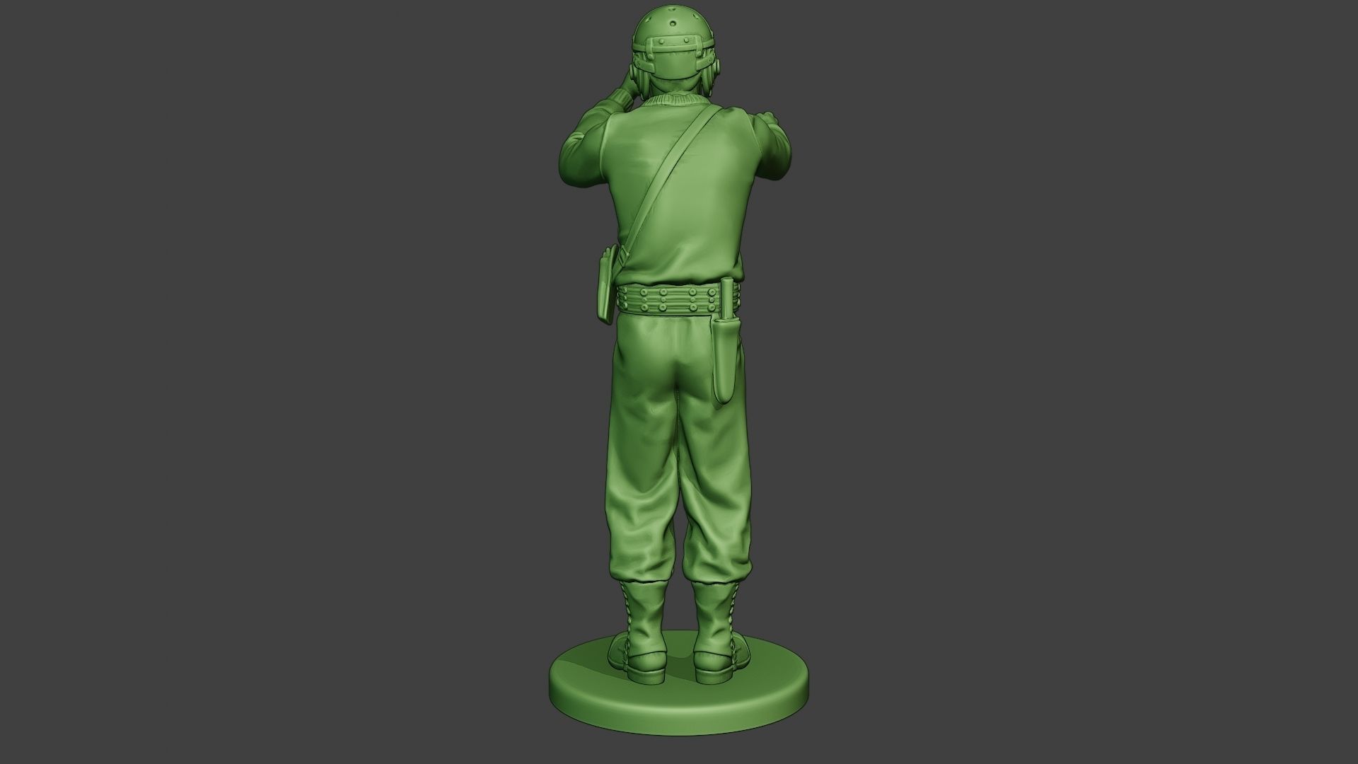 American Tank Crew unit ww2 Action ATC1 3D print model_6