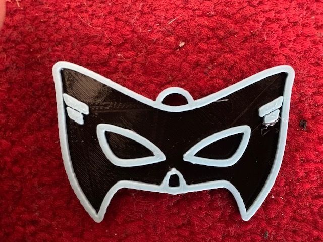 llavero mascara 3D model_2