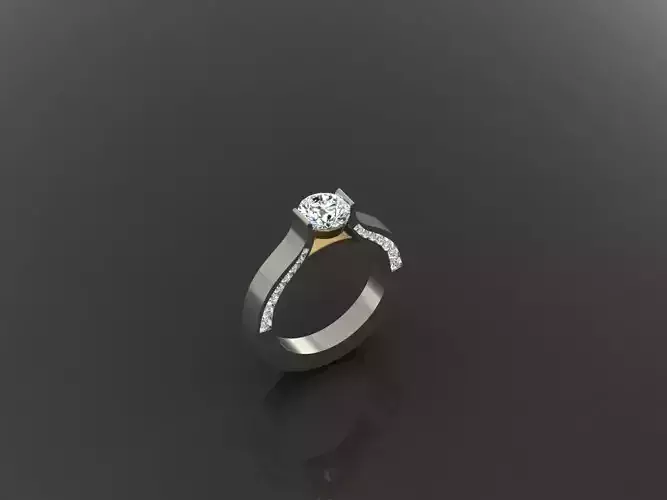 Intricate Women Ring with Woven Pattern and Elegant Curves