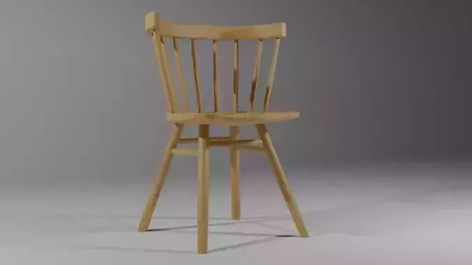 nakasima straight back chair 