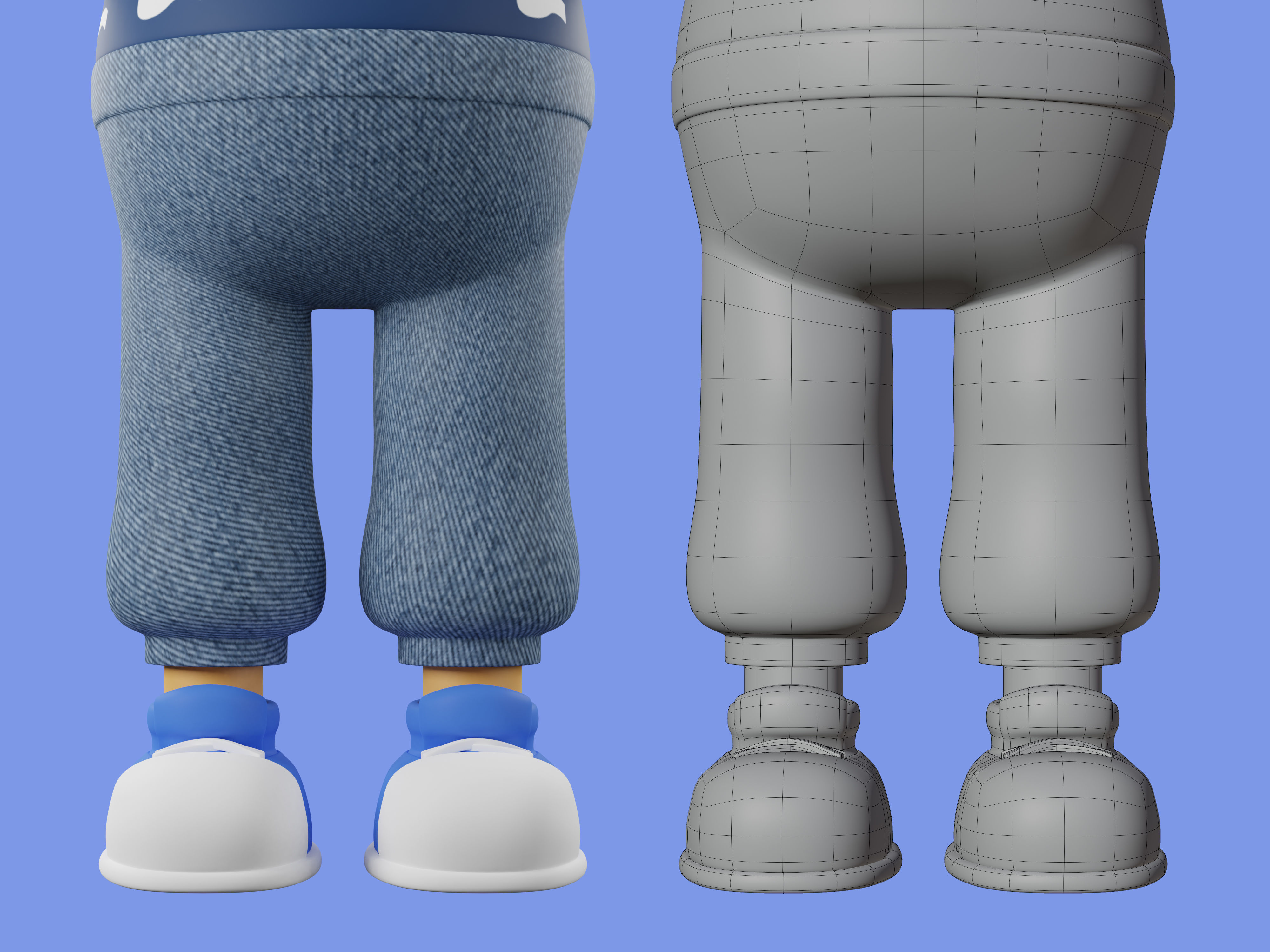 3d character casual young man 3D model 3D model_4