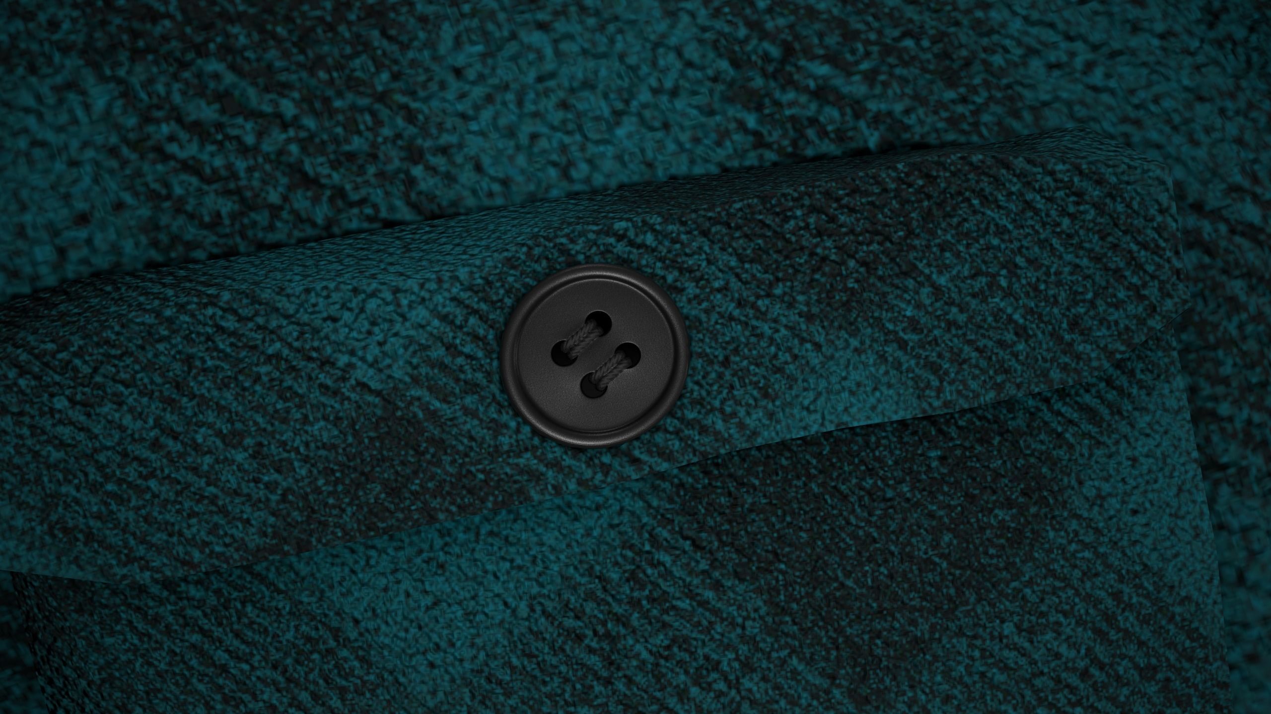 Cyan Flannel Shirt  Low-poly 3D model_15