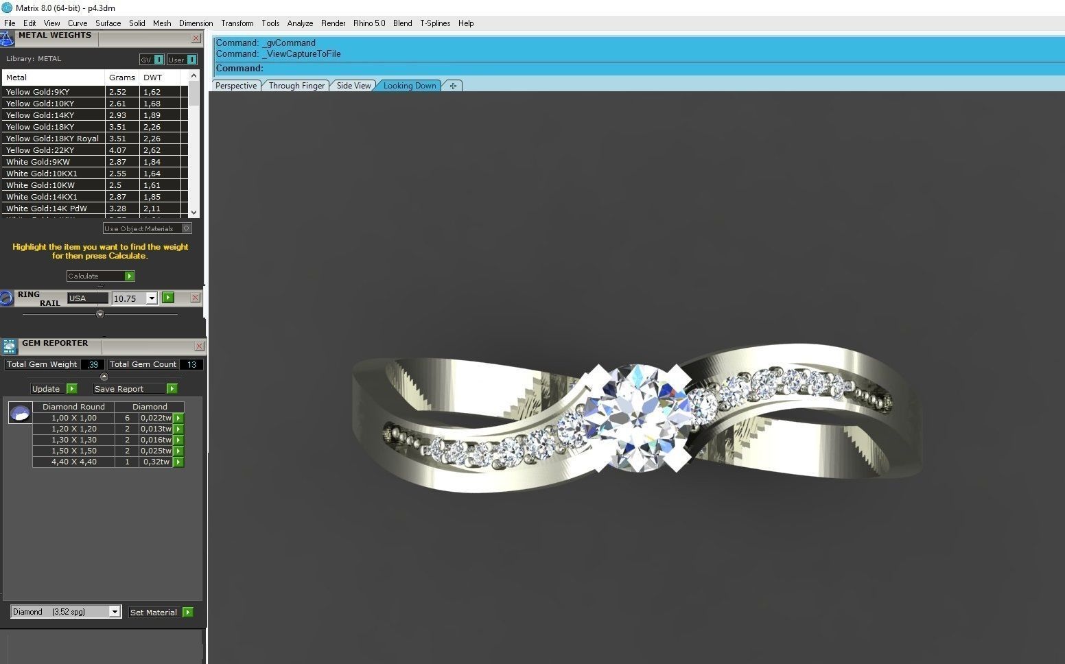 Refined Women Band Featuring Twisted Lines and Delicate Details 3D print model_12