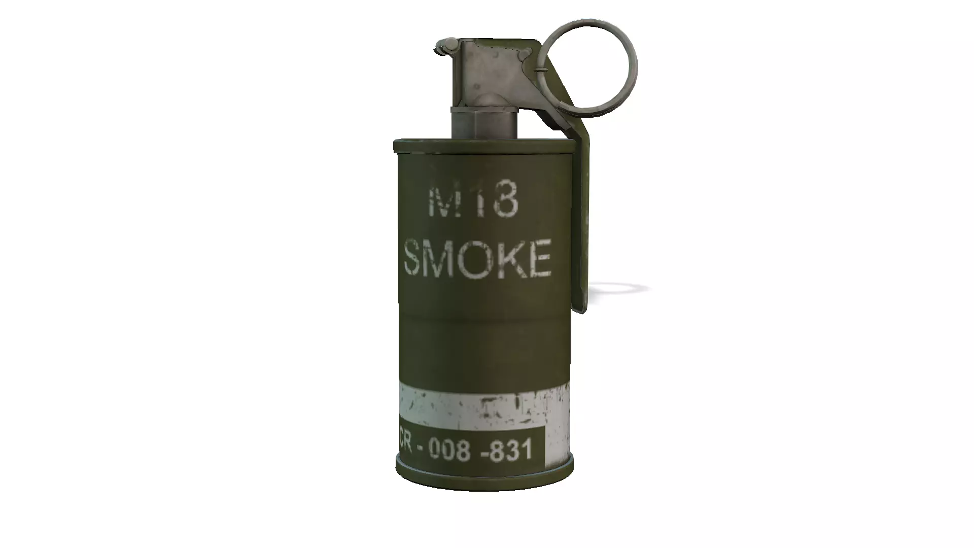 smoke bomb 3D model_0