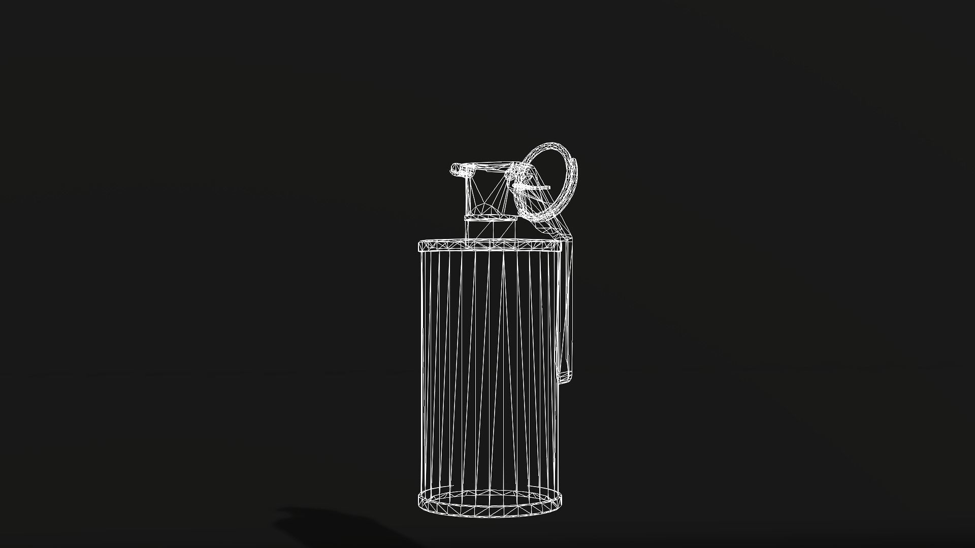 smoke bomb 3D model_4