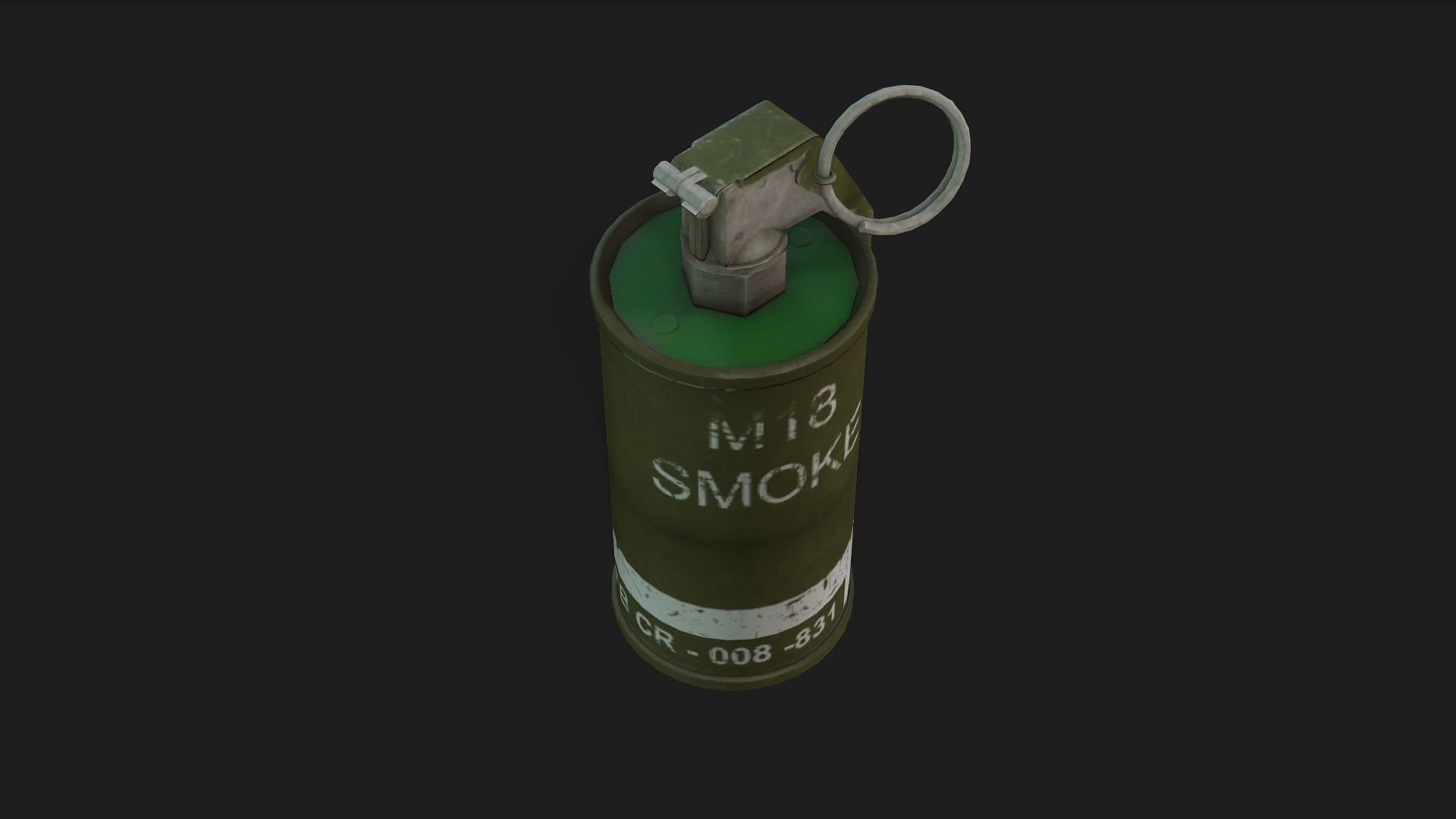 smoke bomb 3D model_3