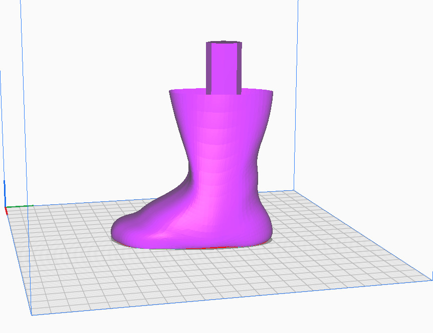 3D Printable Shoe Last for Doll Shoes 3D print model_1