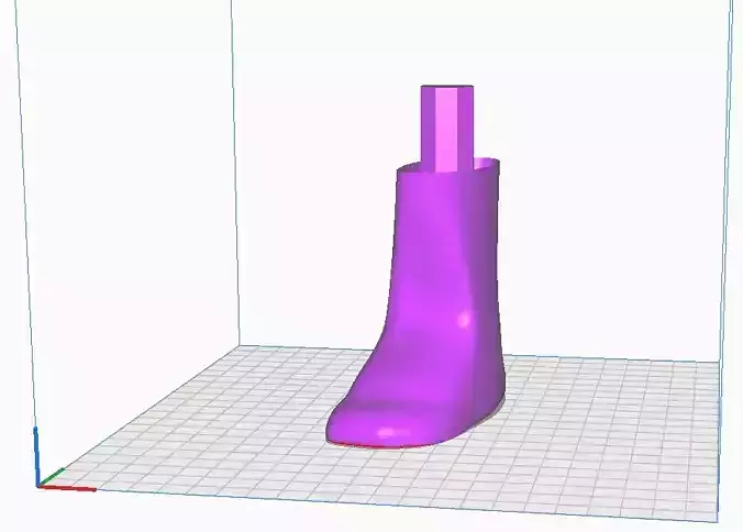 3D Printable Shoe Last for Doll Shoes  3D print model