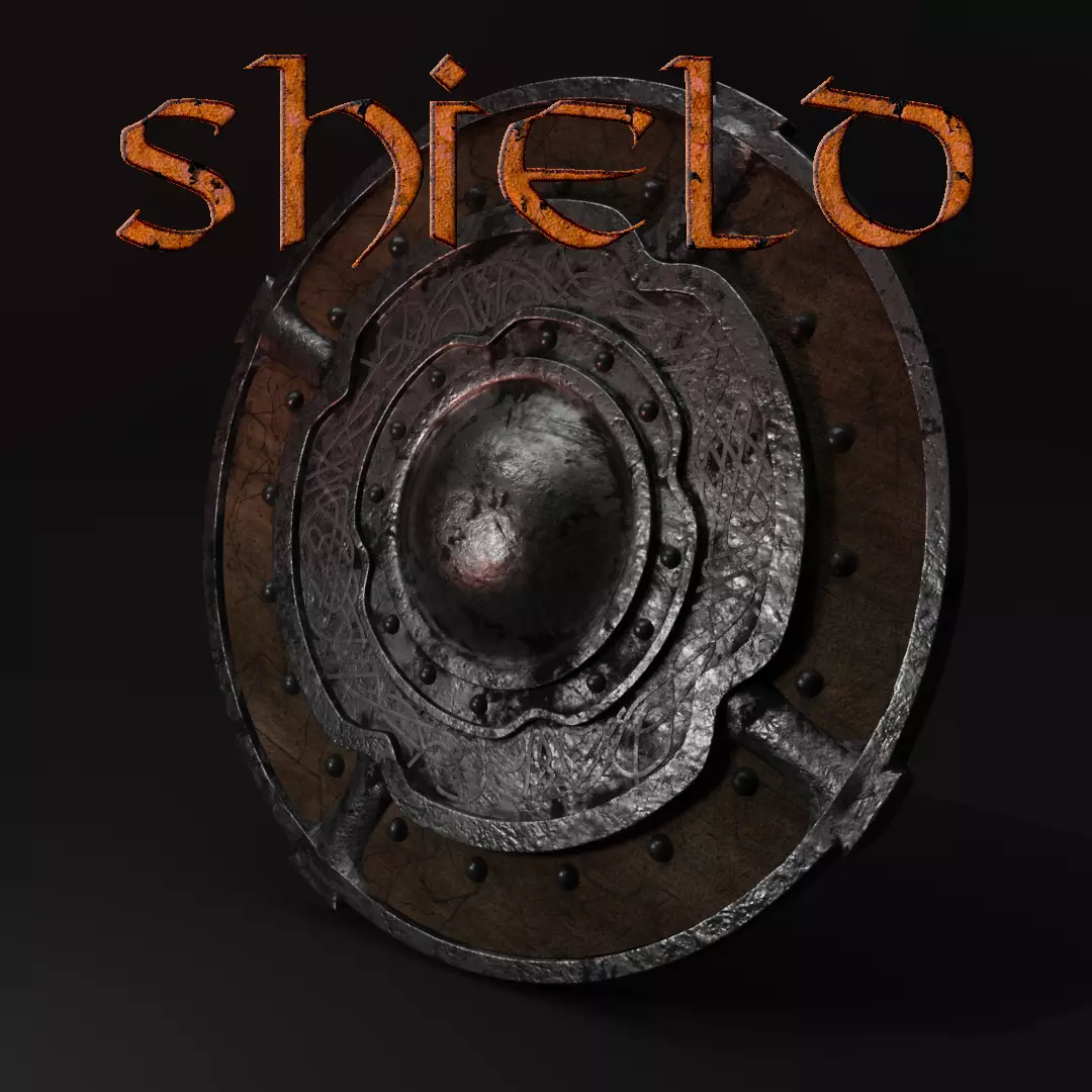 Shield Rd Model 3D model shield model 3d high deatail VR / AR / low-poly | CGTrader