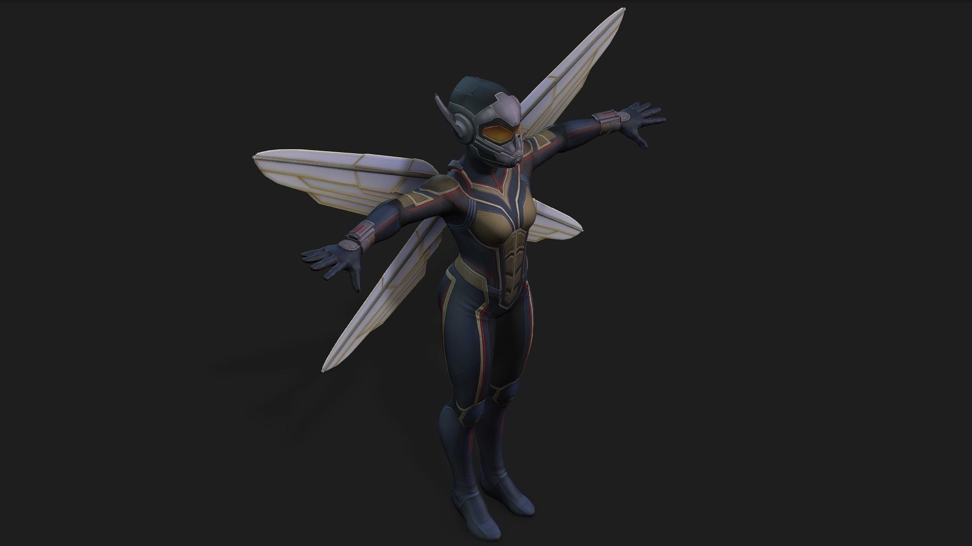Wasp model ant 3D model_1