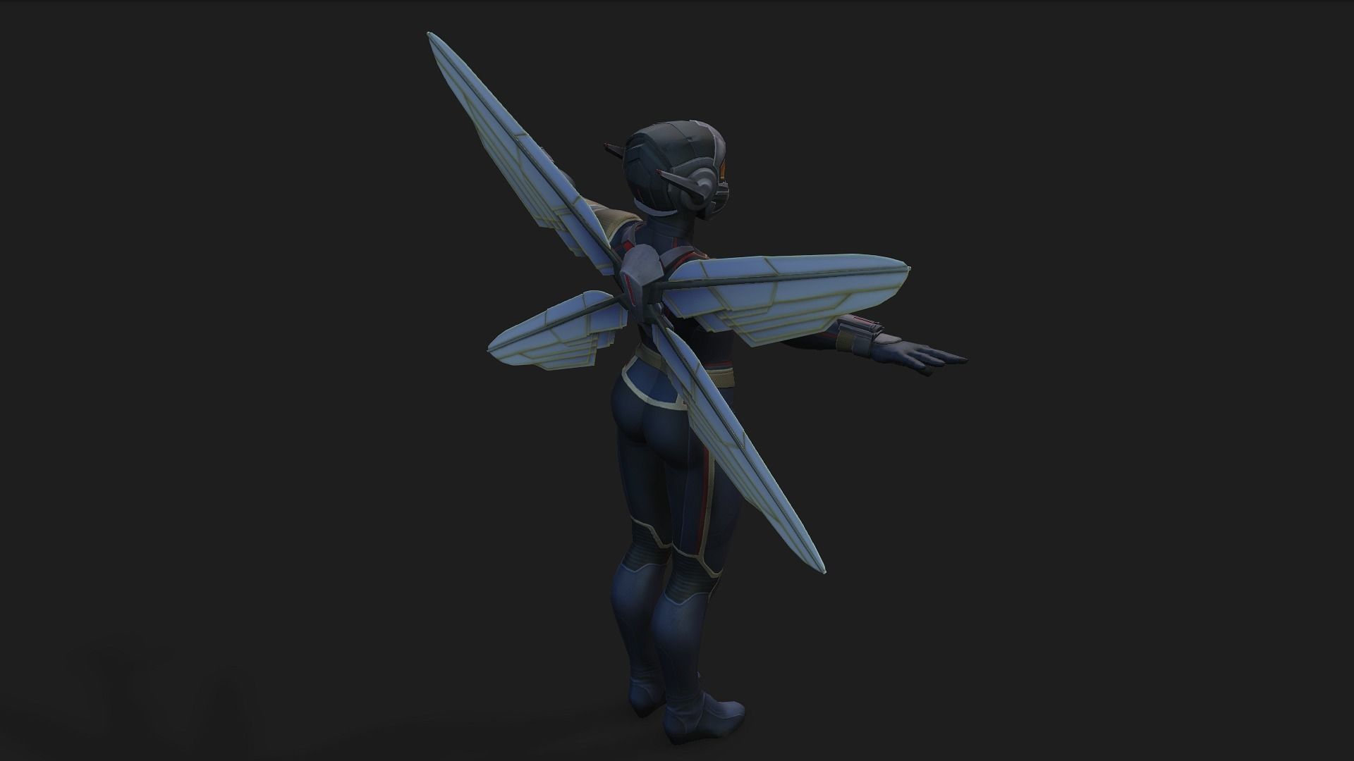 Wasp model ant 3D model_2