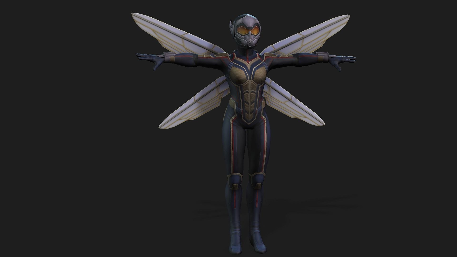 Wasp model ant 3D model_4