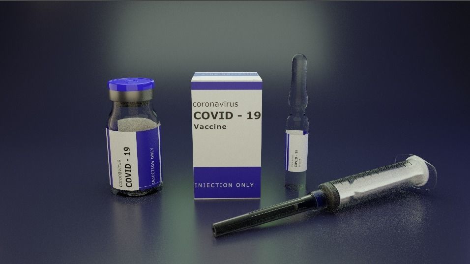 Vaccine Covid-19 with Ampule and Syringe 3D model 3D model_17