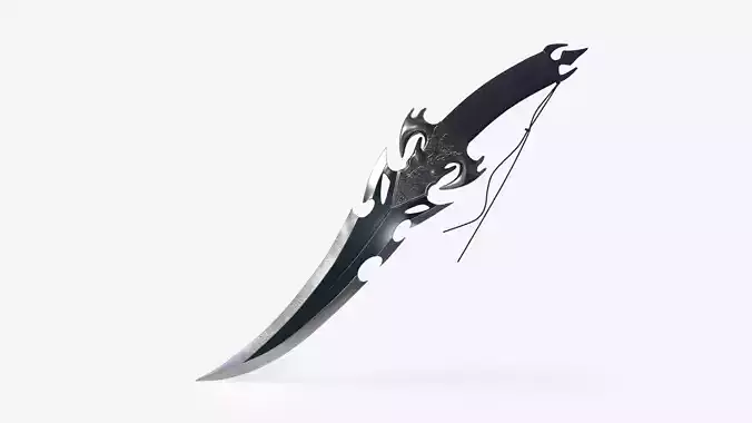 Skull Sword 3D model
