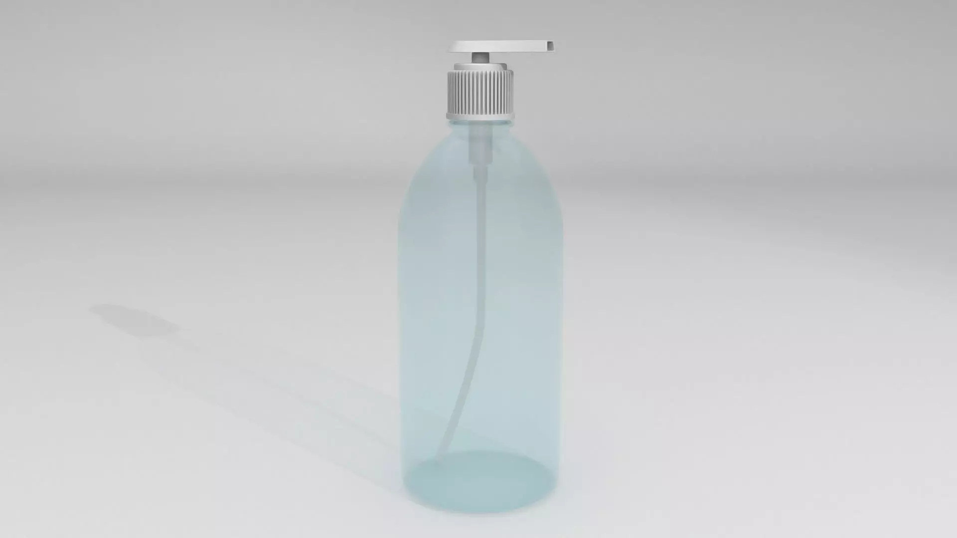 Sanitizer Bottle Low-poly 3D model_0