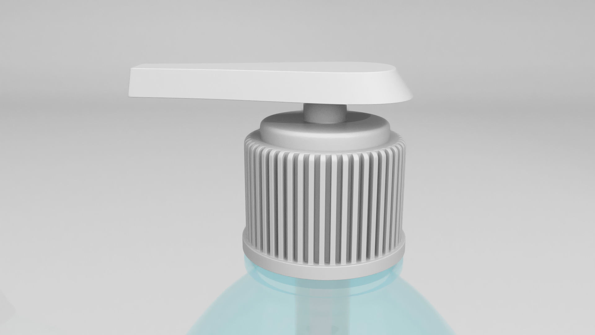 Sanitizer Bottle Low-poly 3D model_3