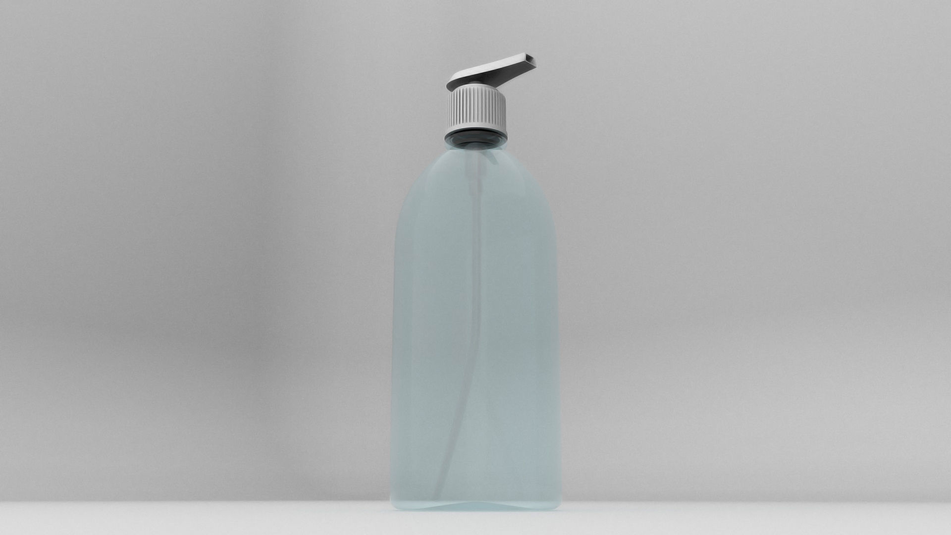 Sanitizer Bottle Low-poly 3D model_9