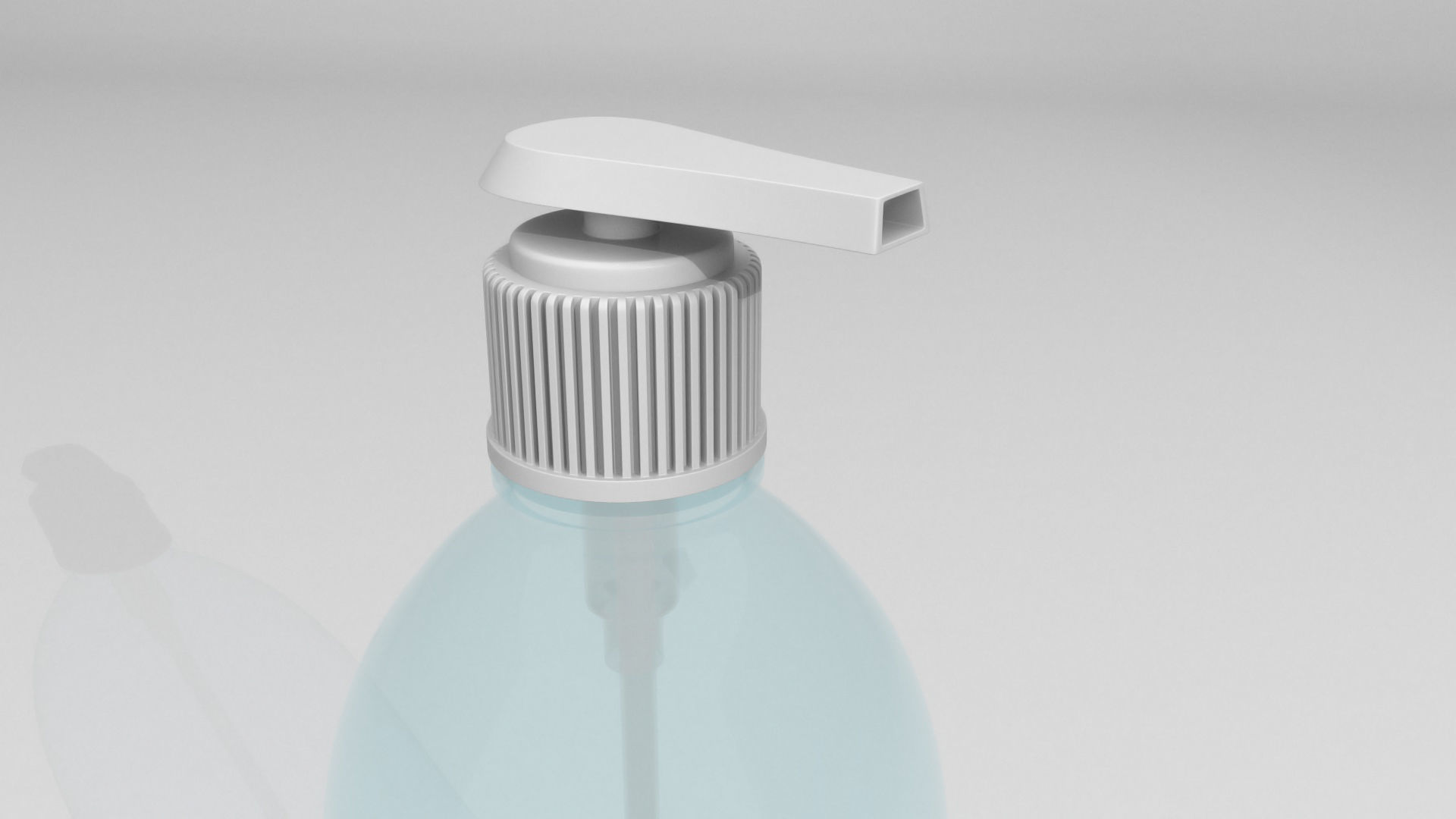 Sanitizer Bottle Low-poly 3D model_1