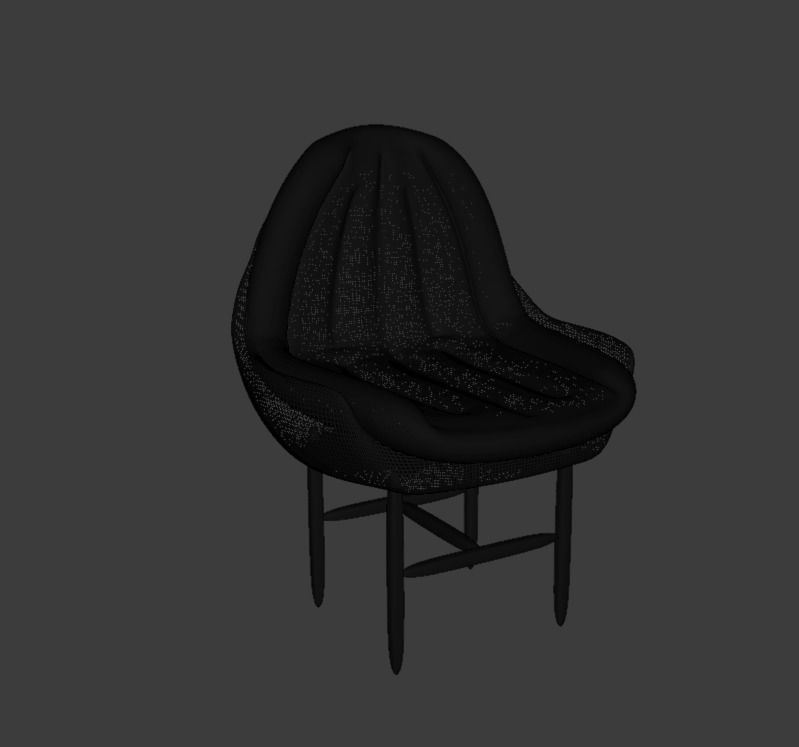 Modern Chair 3D model_1