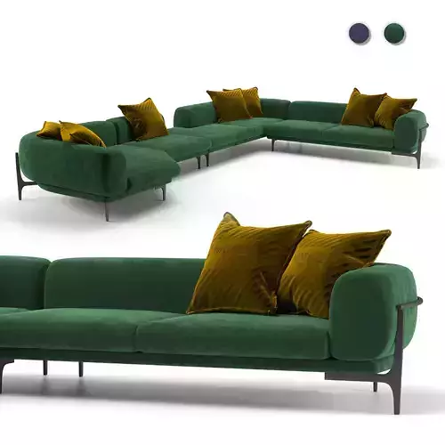 The OBLO modular sofa from Natuzzi Italia