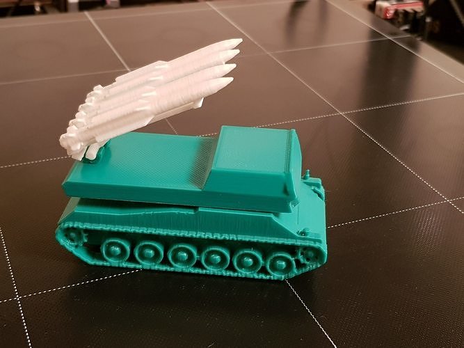 RUSSIAN BUK MISSILES LAUNCHER 3D print model