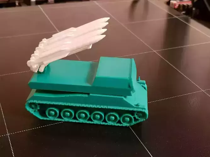 RUSSIAN BUK MISSILES LAUNCHER 3D print model