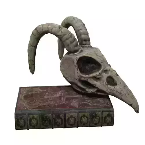 Devil Bird Skull Dark Wizard Accessory