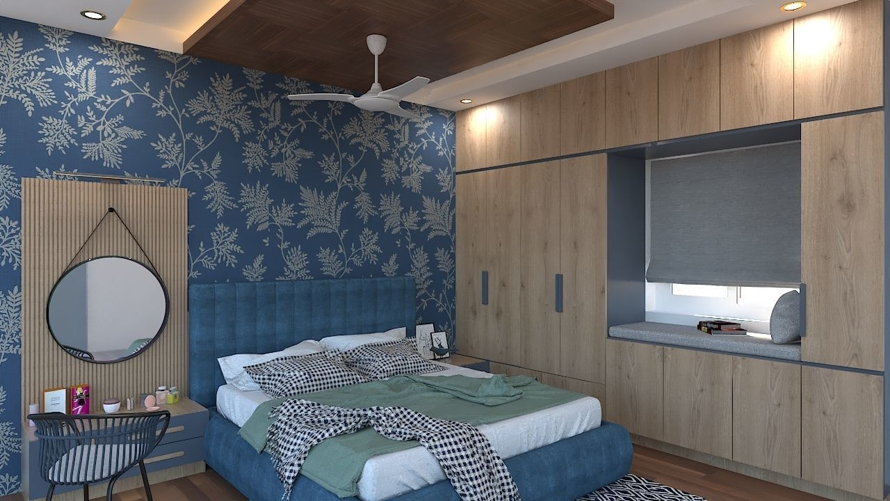 Girl Bedroom Design - 1 3D model_1