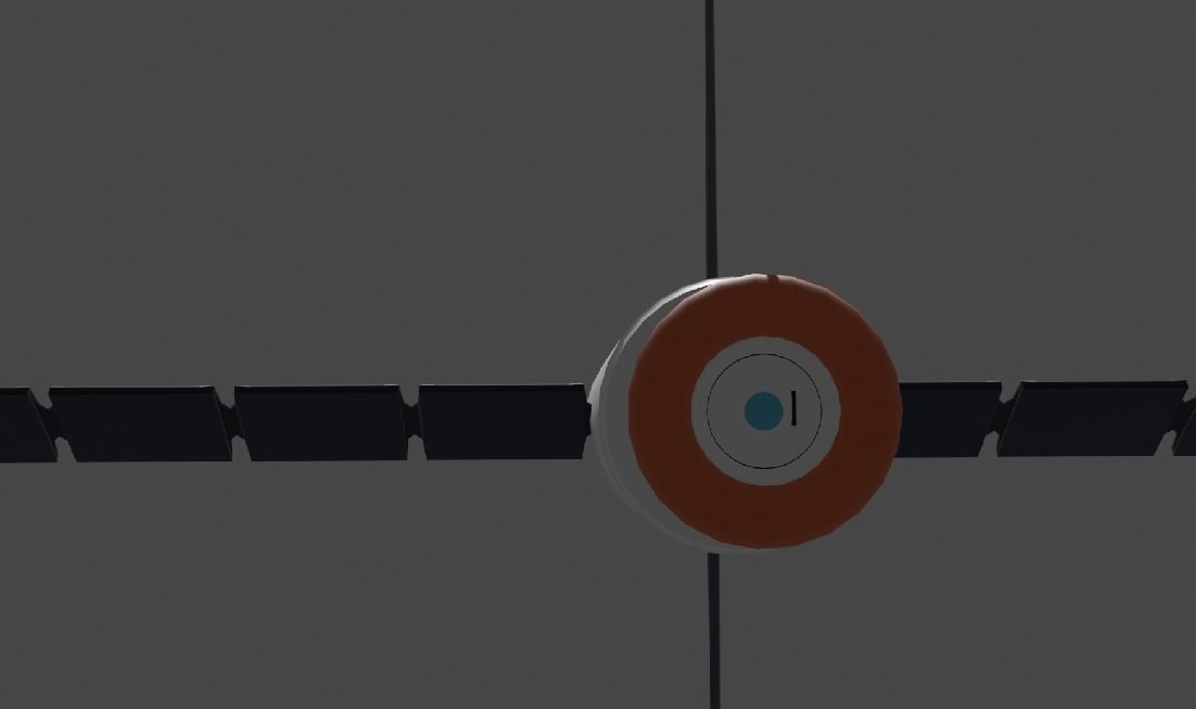 Space Pod Or Hubble Space Telescope Free low-poly 3D model_2