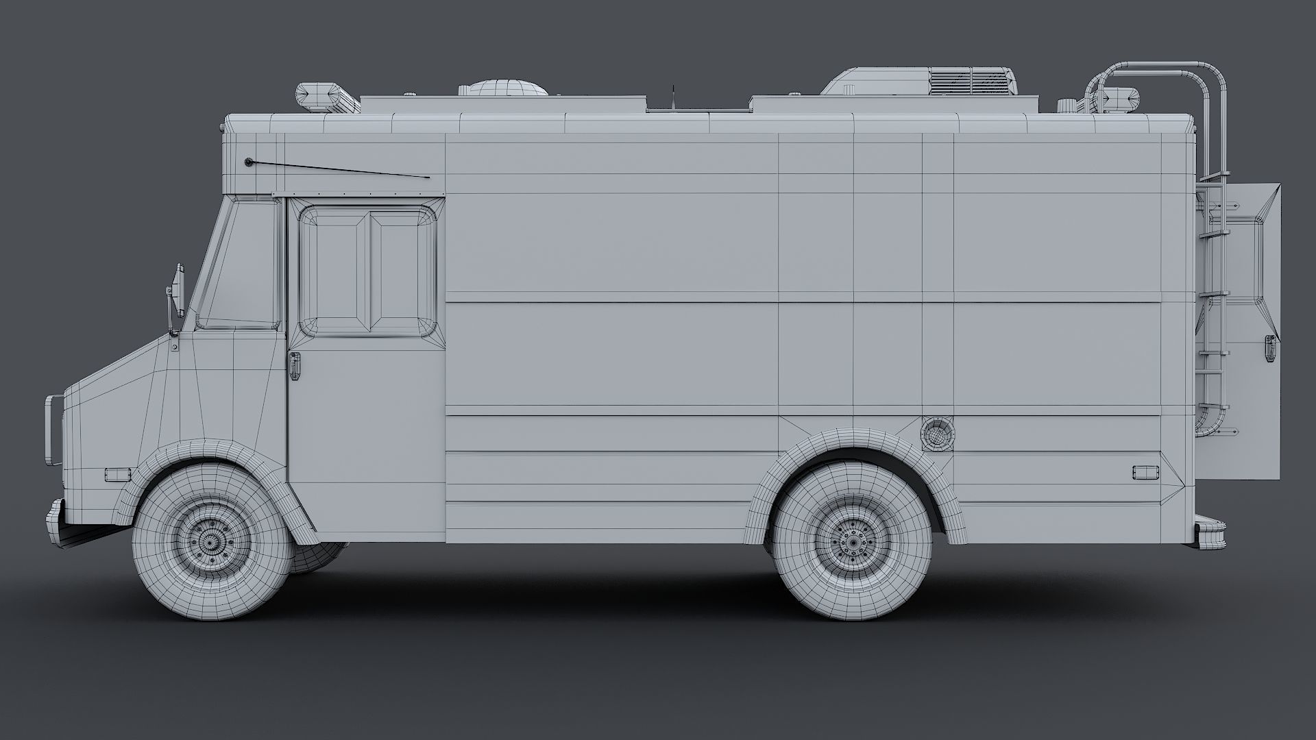Chevrolet P30 step van  NYPD 3D model_13