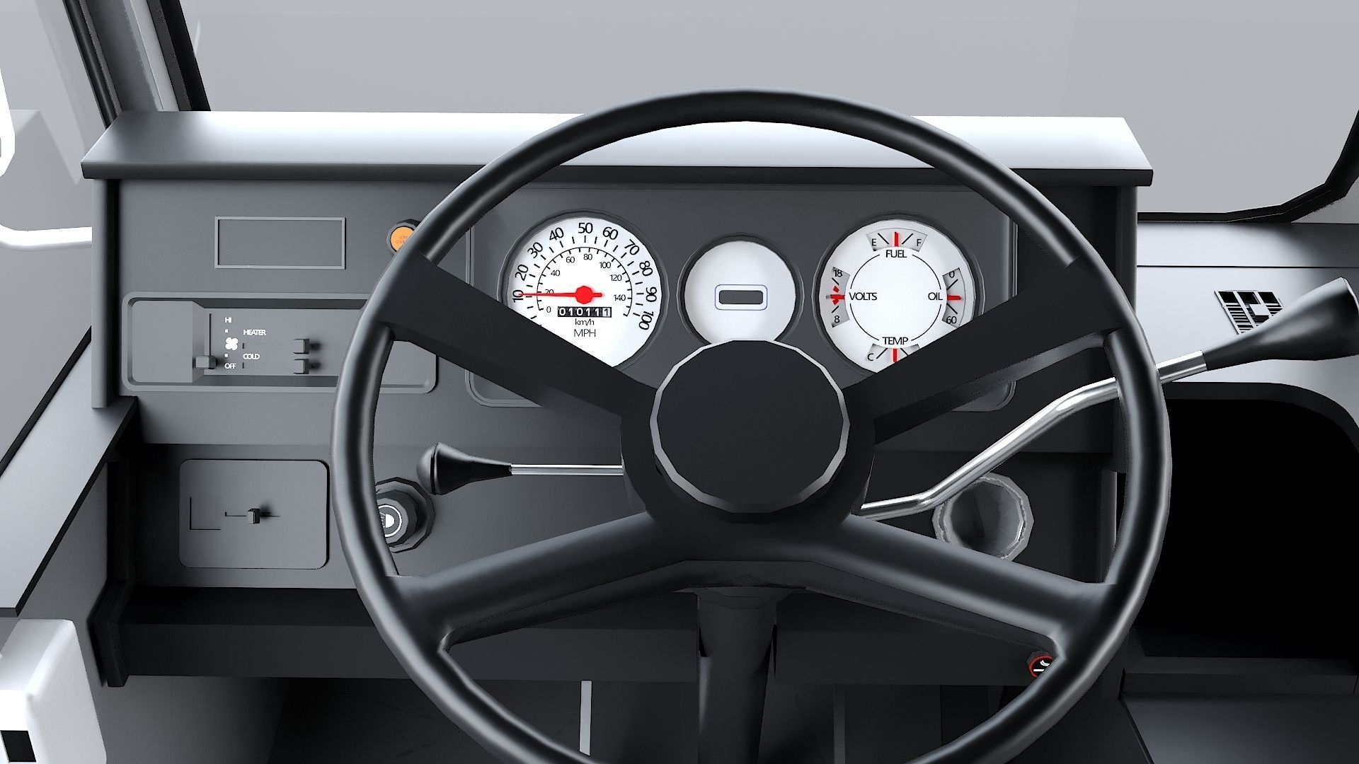 Chevrolet P30 step van  NYPD 3D model_11