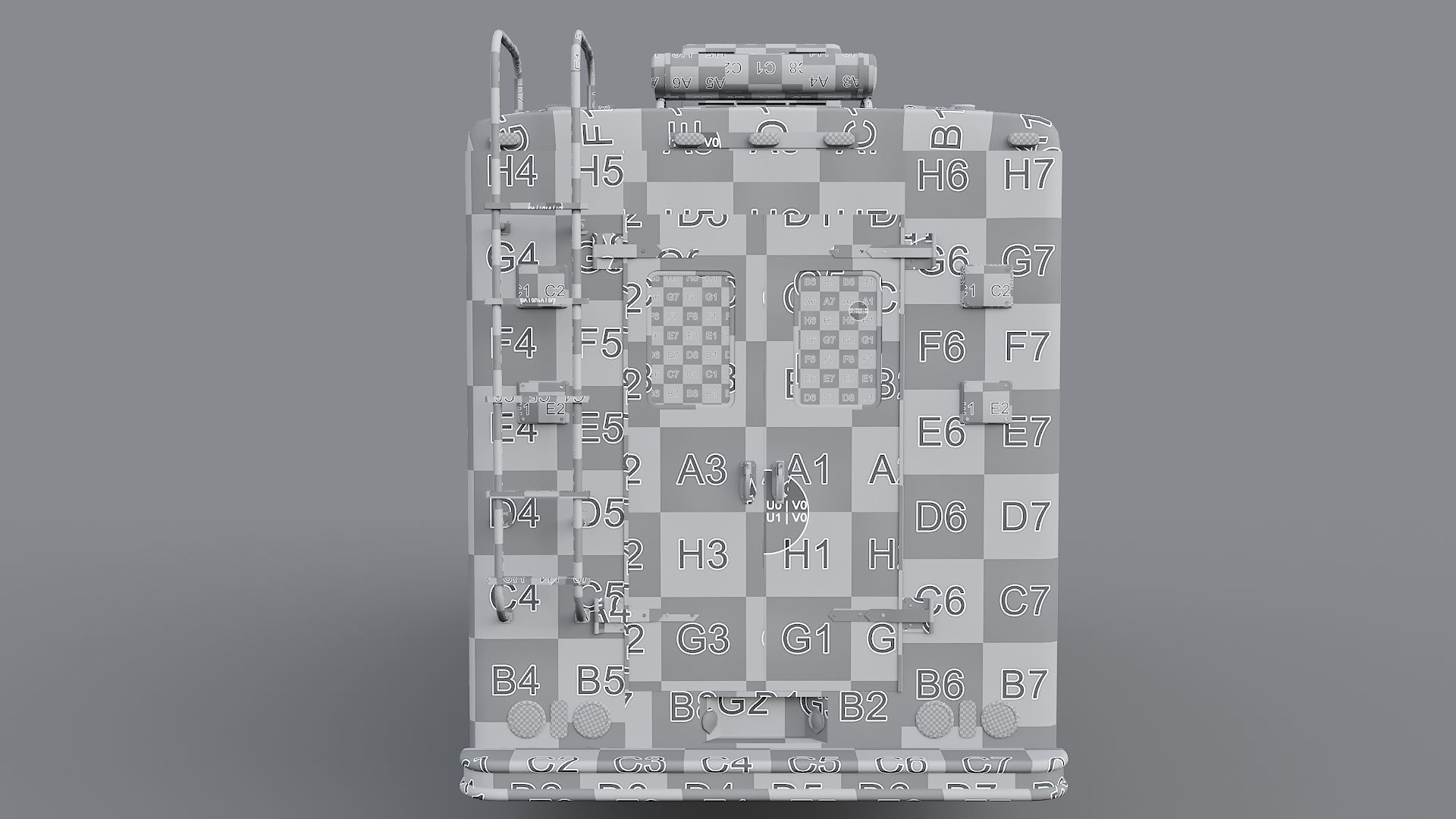 Chevrolet P30 step van  NYPD 3D model_22