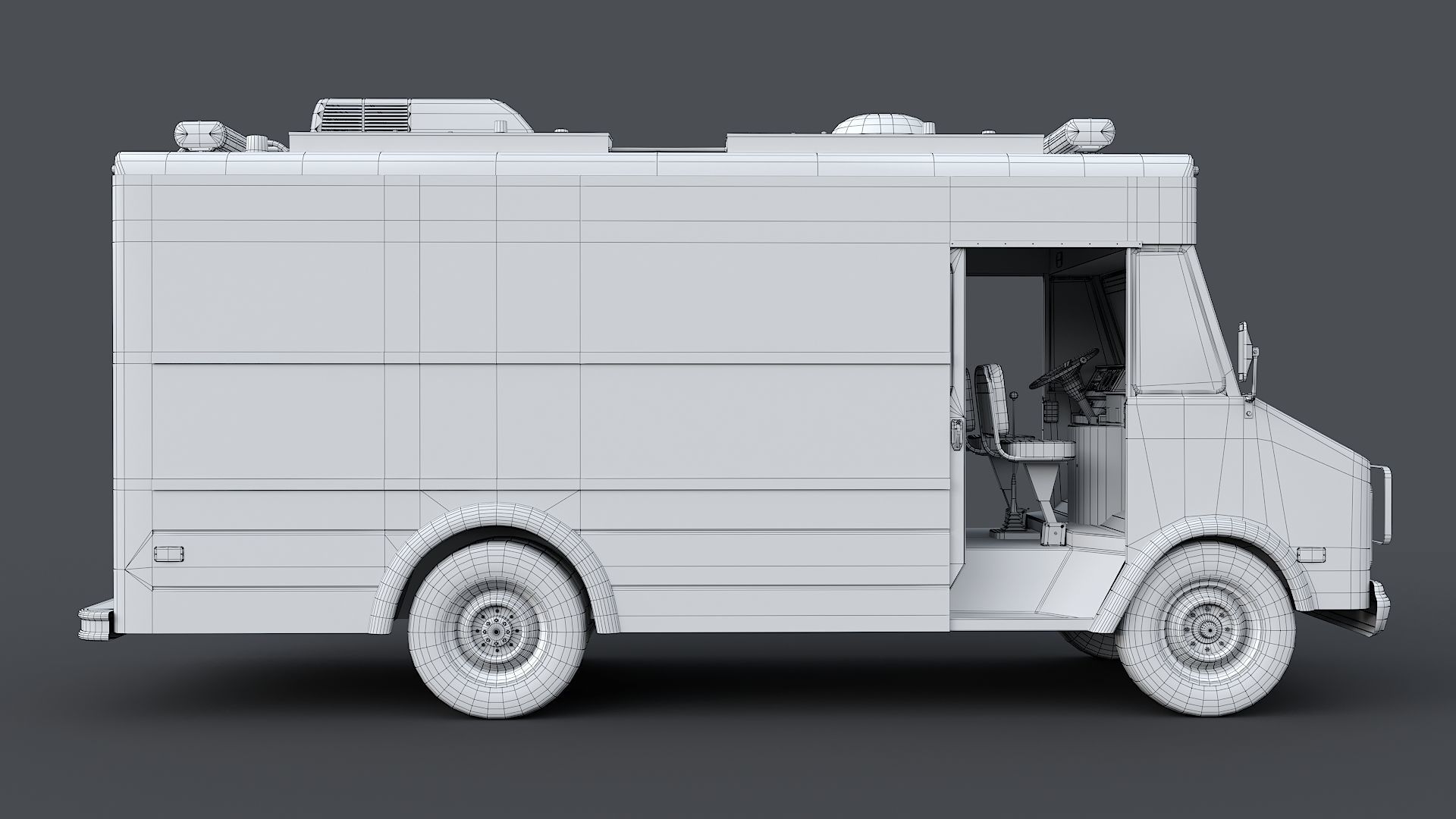 Chevrolet P30 step van  NYPD 3D model_16