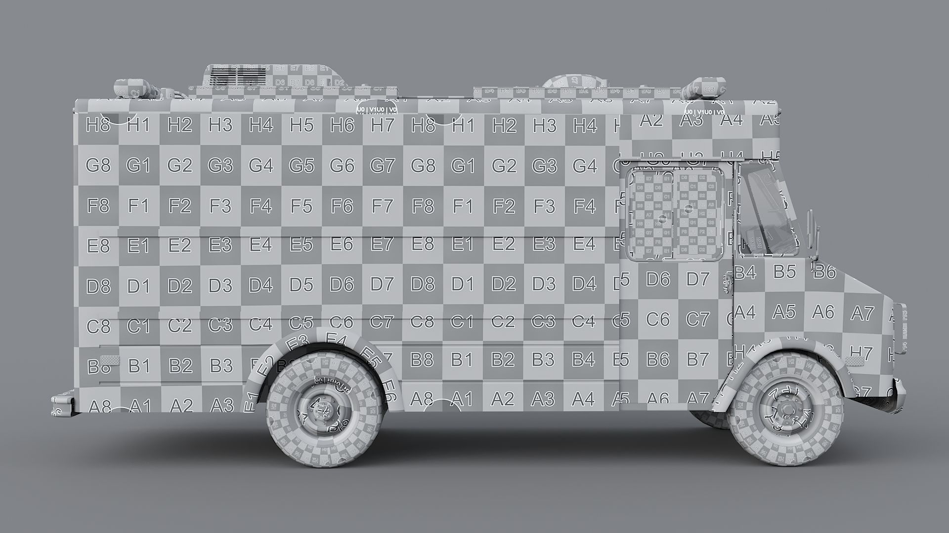 Chevrolet P30 step van  NYPD 3D model_23