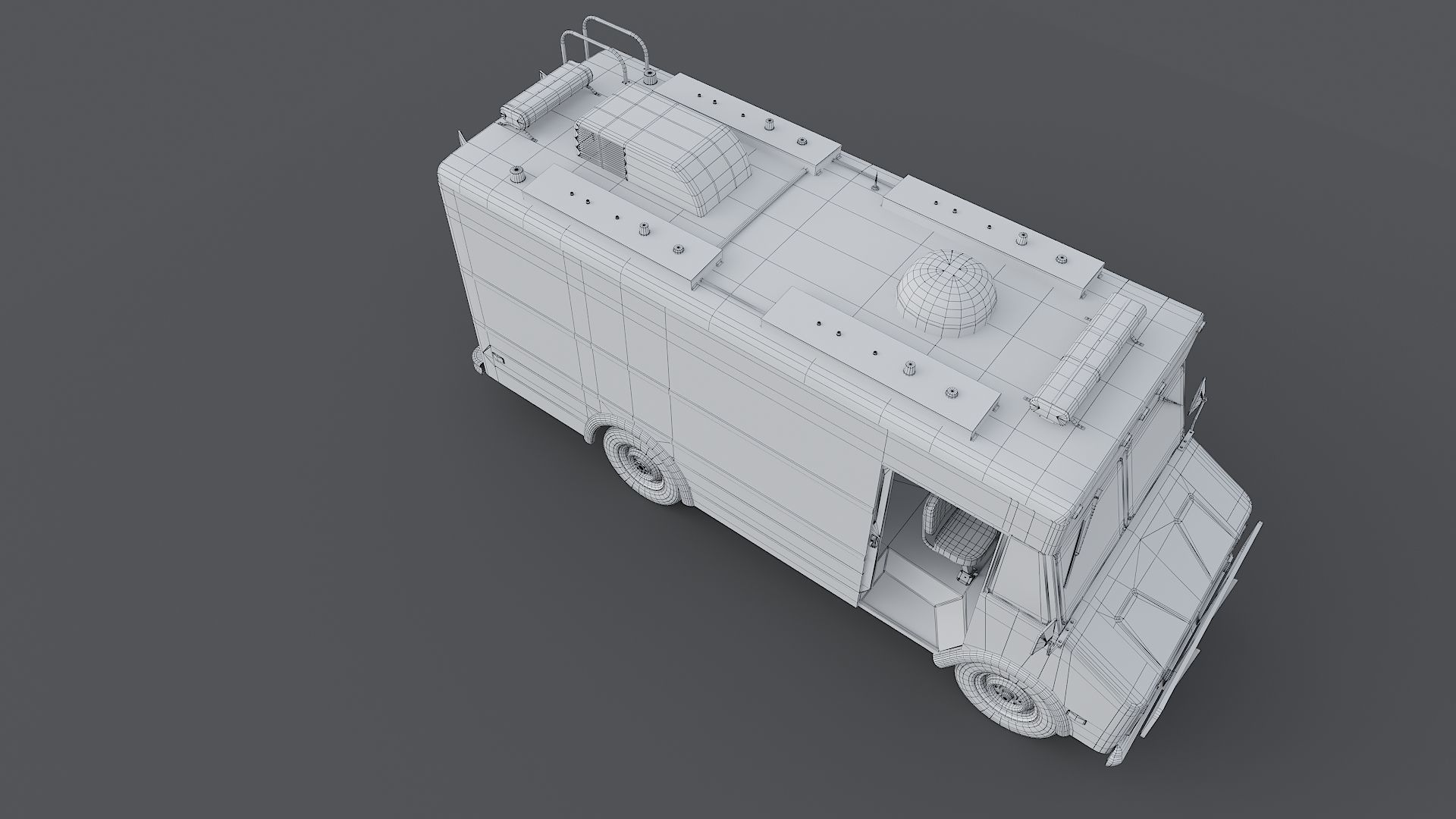 Chevrolet P30 step van  NYPD 3D model_18