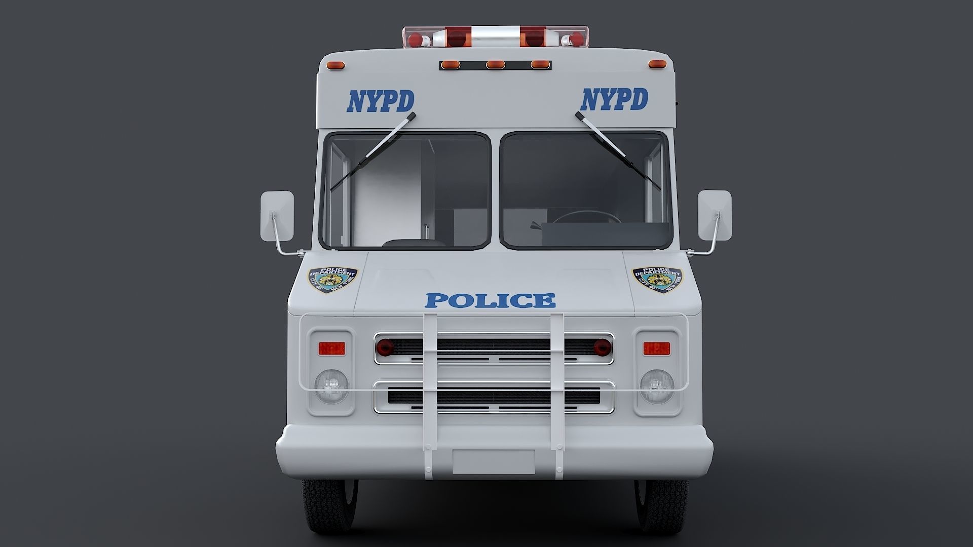 Chevrolet P30 step van  NYPD 3D model_10