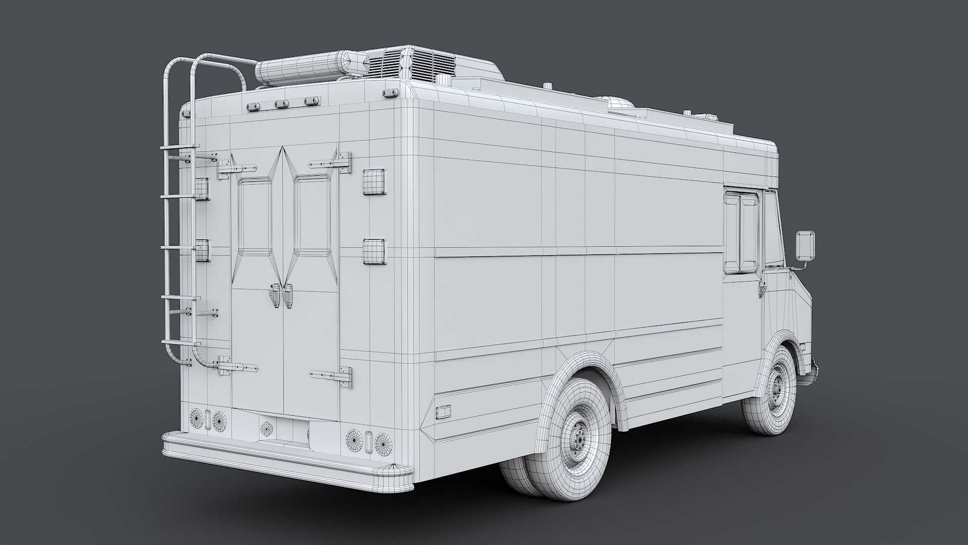 Chevrolet P30 step van  NYPD 3D model_15