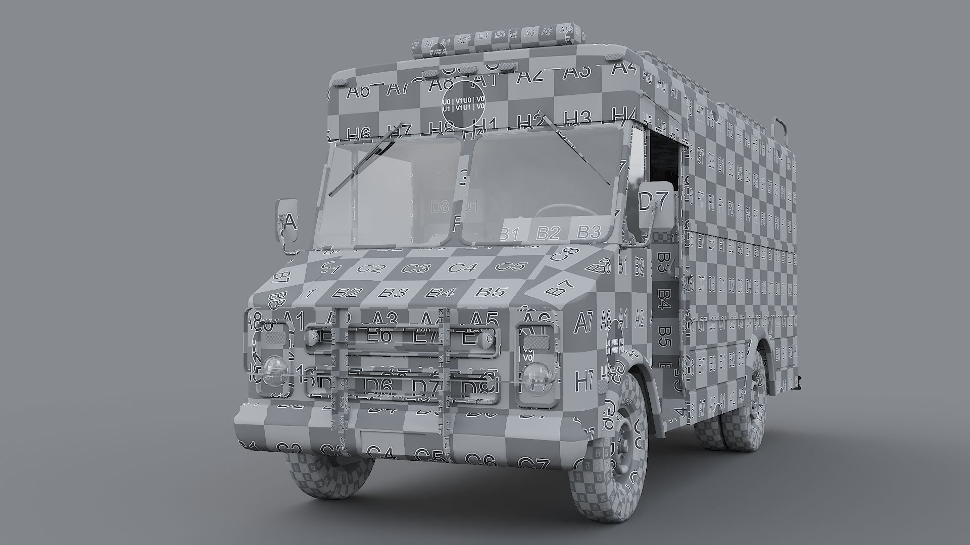 Chevrolet P30 step van  NYPD 3D model_20