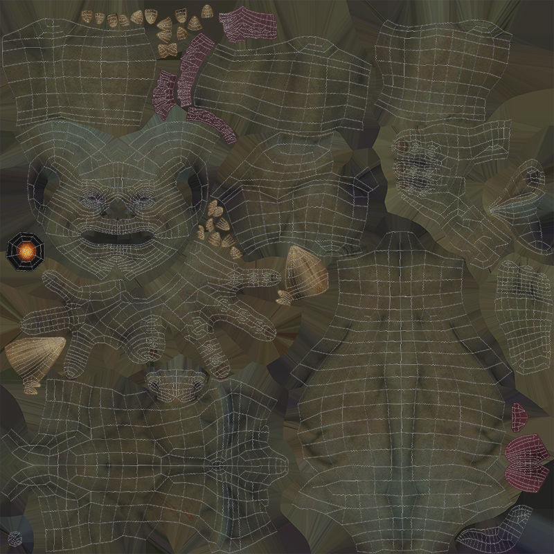 Troll Berserker - Rigged - Animated - Game Ready Low-poly 3D model_14