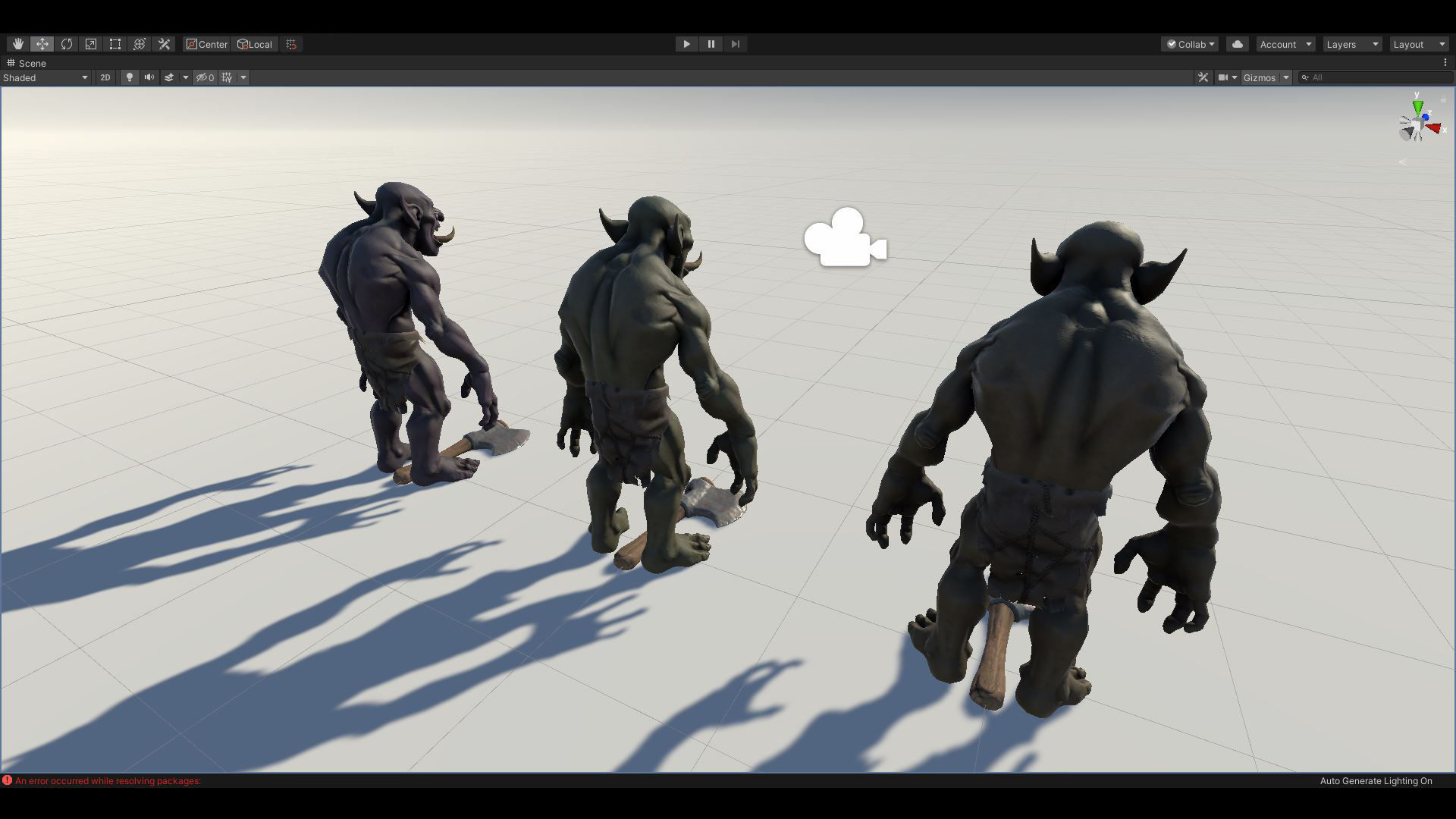 Troll Berserker - Rigged - Animated - Game Ready Low-poly 3D model_12