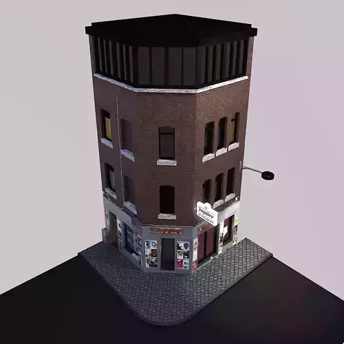 urban building - abandoned tavern