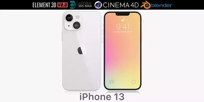 Apple iPhone 13 3D model