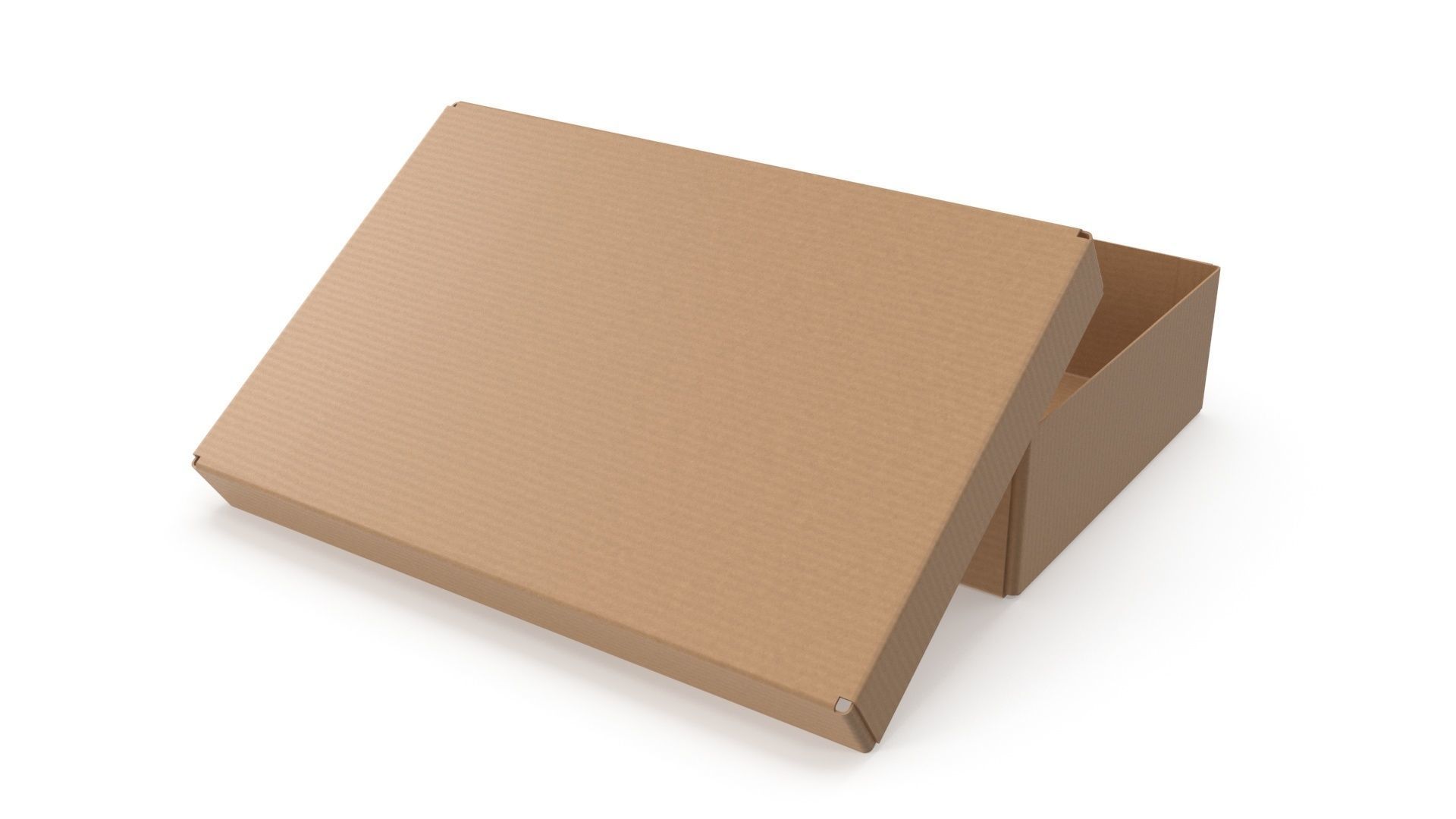 Cardboard box 06 3D model_6