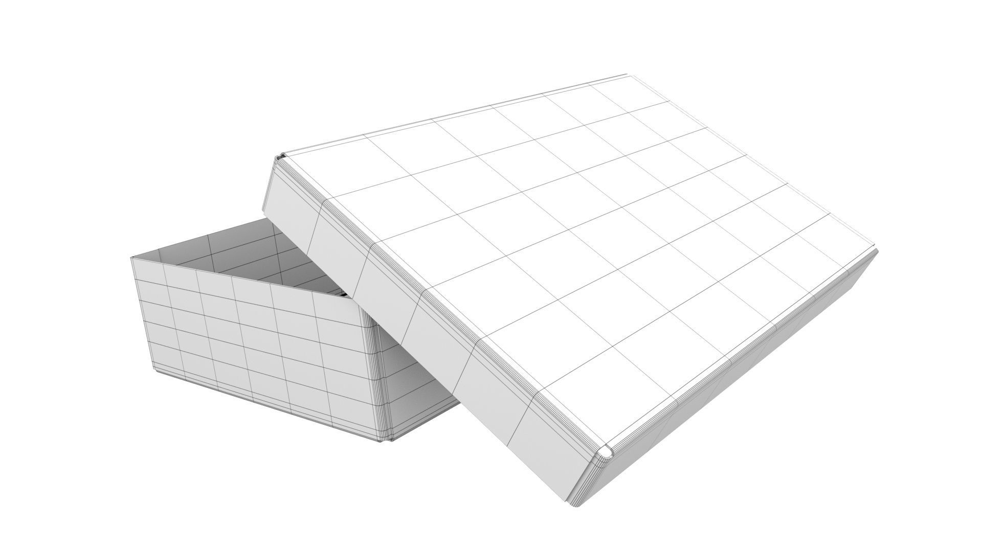 Cardboard box 06 3D model_14