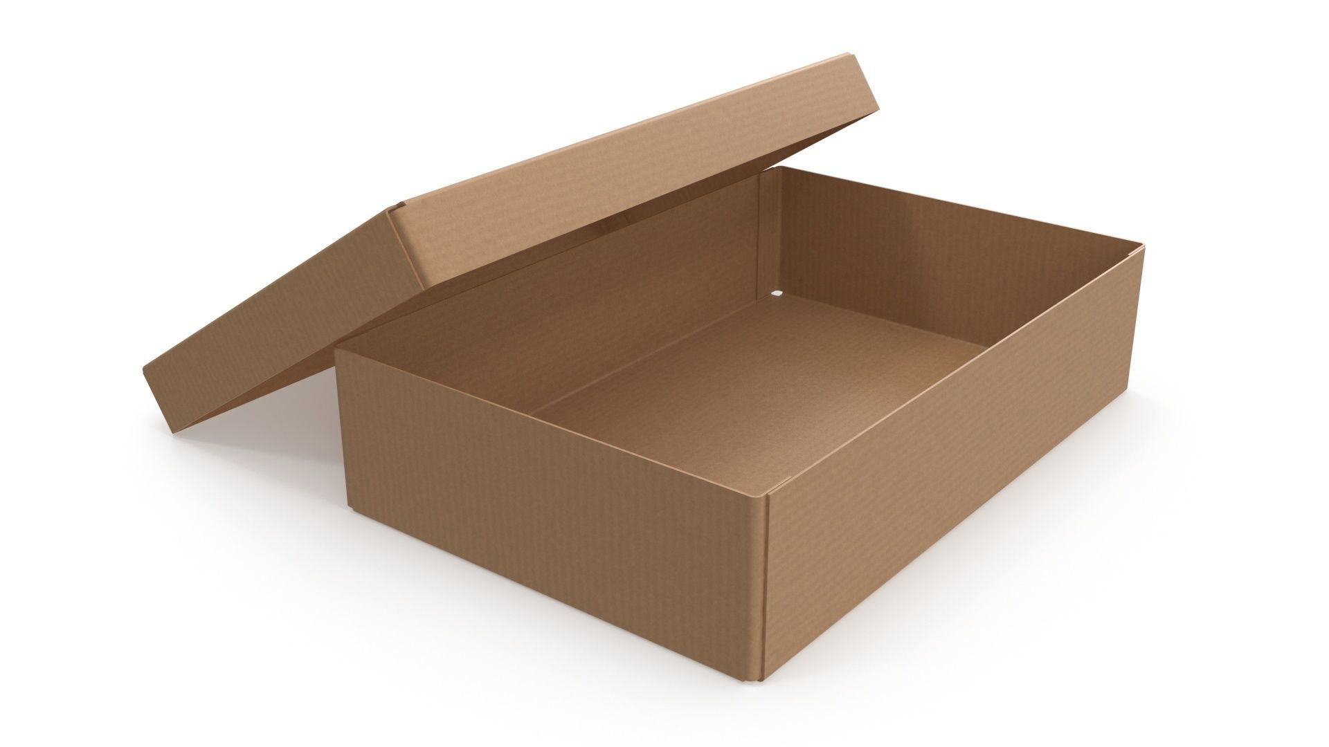 Cardboard box 06 3D model_2