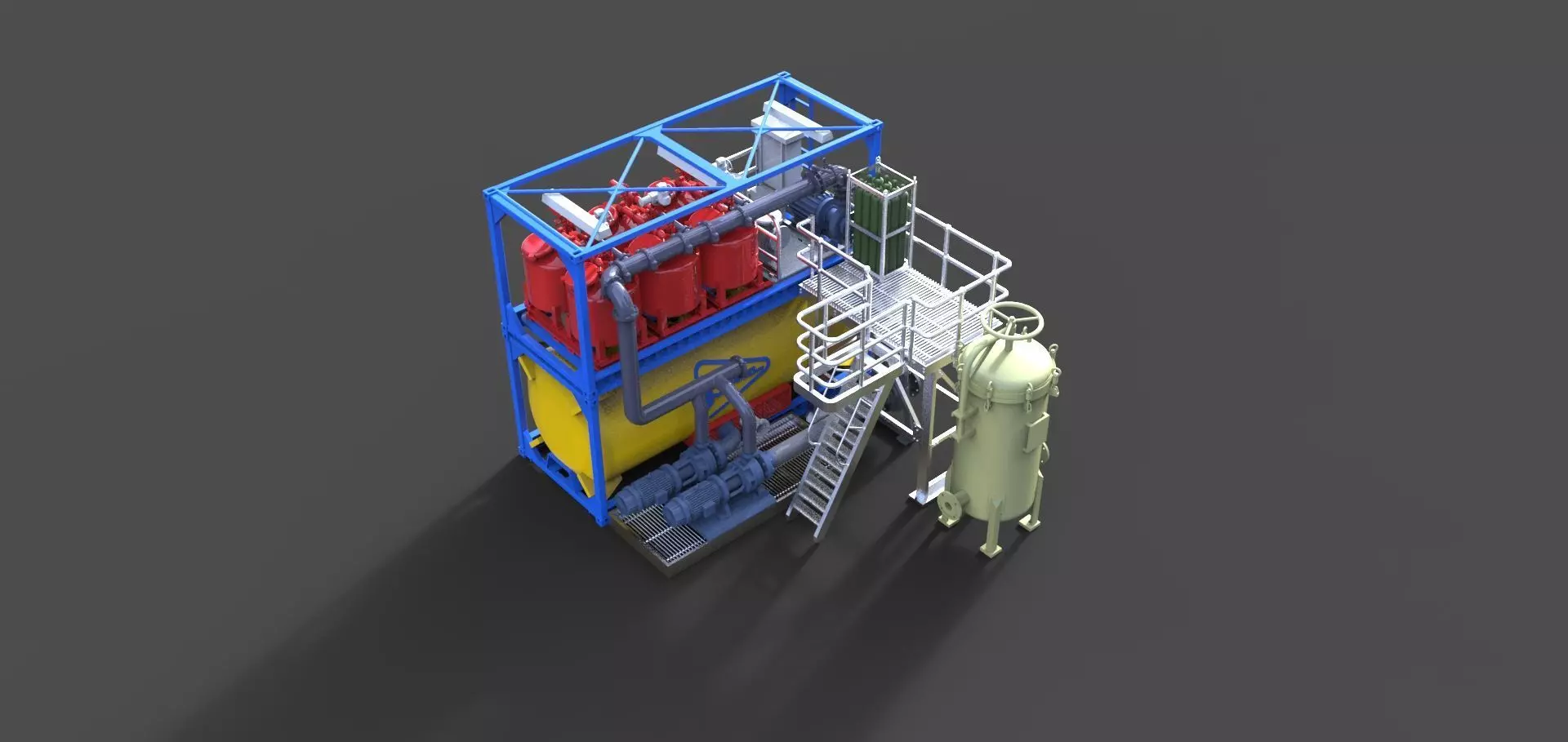 Filter system B 3D print model_0