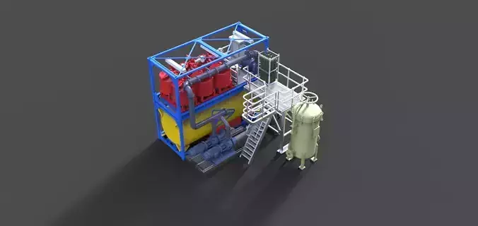 Filter system B 3D print model