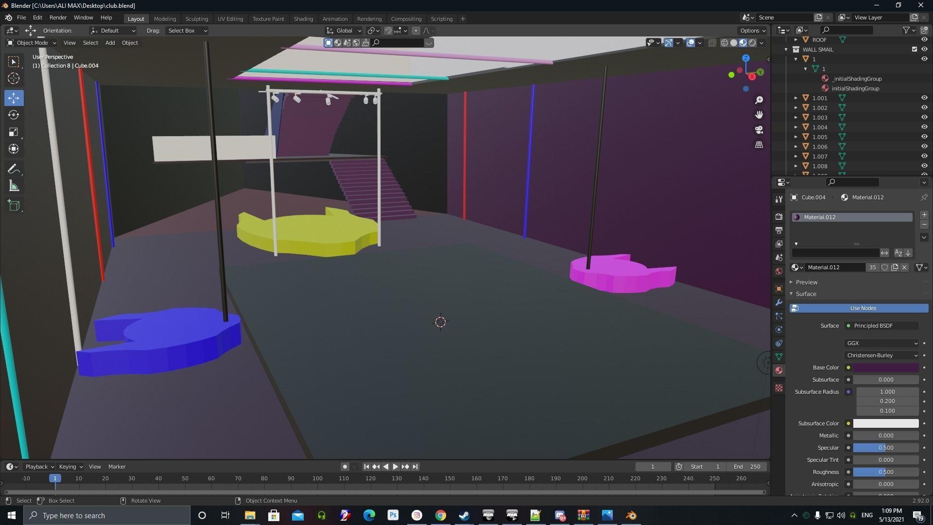 night club MAX 3D model_3